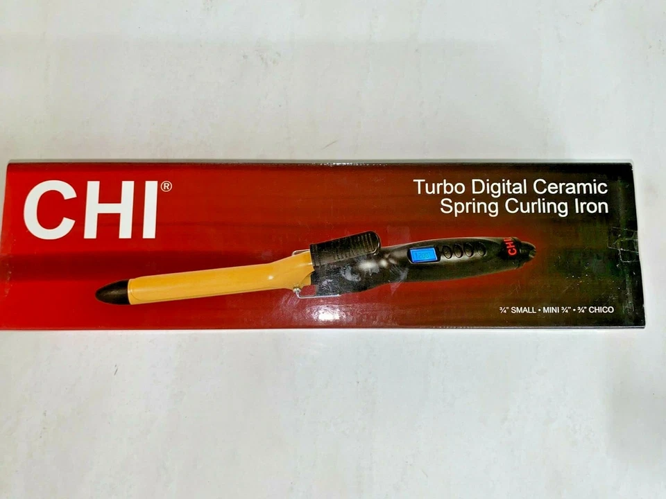 CHI Turbo Digital Ceramic Spring Curling Iron 3/4 in  - Image 4 of 4