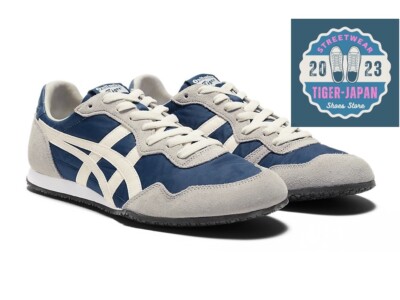 Onitsuka Tiger SERRANO 1183B400 406 MAKO BLUE/CREAM Unisex Leather