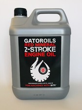 5 Litre Gator 2 Stroke Engine Oil Low Smoke Chainsaw Strimmer Brushcutter