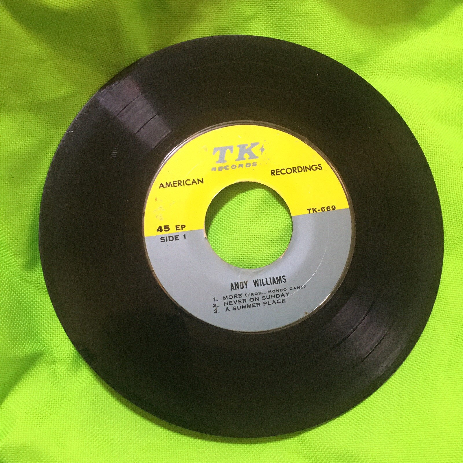 EP vinyl records rare original VG+ 45RPM 7