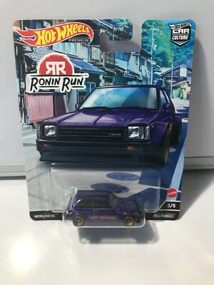 #ad 2022 Hot Wheels Car Culture Ronin Run #x27;81 Toyota Starlet KP61 1:64 Diecast Car $10.00