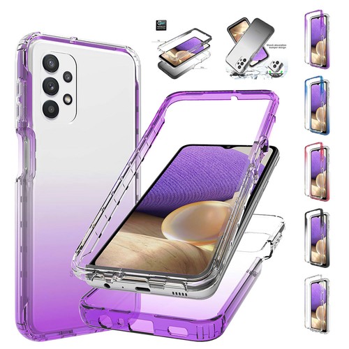 For Samsung Galaxy S20 S21 FE 5G A20 A32 A51 A52A71A72 Shockproof Case Gradients - Picture 11 of 15