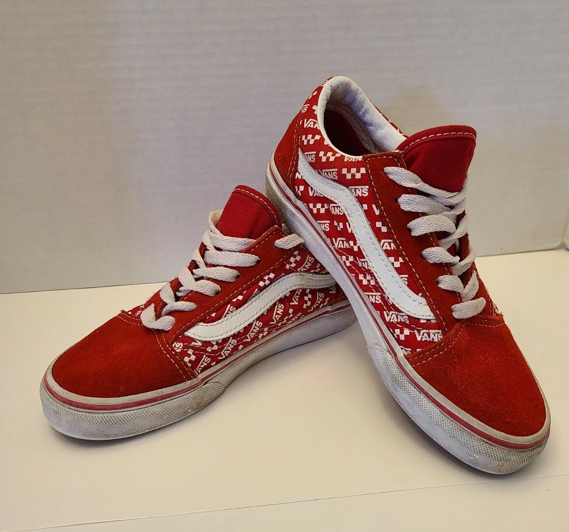 Vans Old Skool Skate Shoe - Racing Red