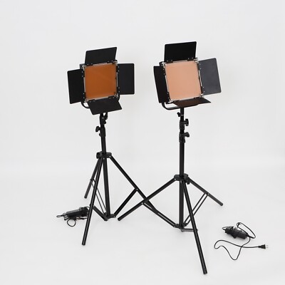 Bescor AL-576K LED Studio 2-Light Kit