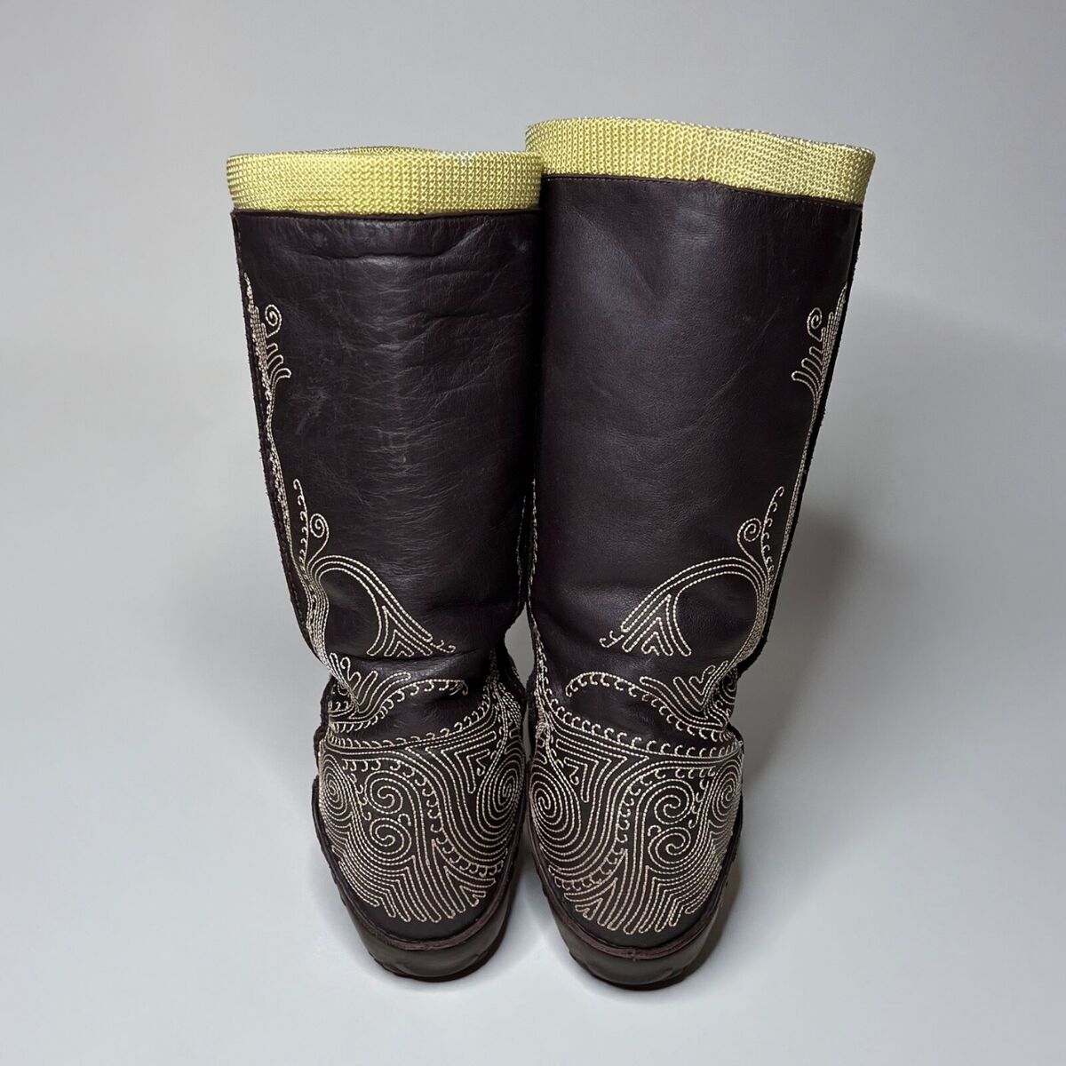 Y2K Puma archive brown leather embroidered boots US 9 | eBay Y2K Puma archive brown leather embroidered boots US 9 | eBay