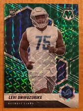 Levi Onwuzurike RC - 2021 Panini Mosaic Green Mosaic Prizm #359 Detroit Lions