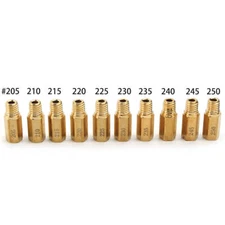 10 Pcs NEW Carburetor Main Jets Slow Jet Carb Kit For PWK OKO CVK 205-250