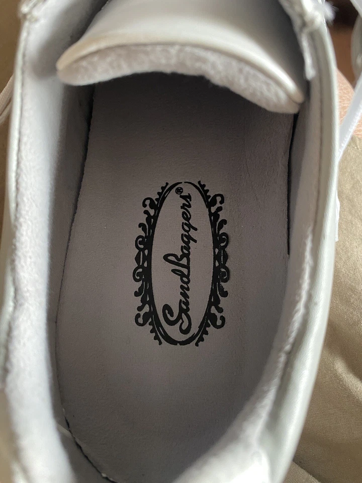 SandBaggers женщин туфли для гольфа серый белый моды комфорт спортивный размер 7,5 новый в коробке - Изображение 3 из 4