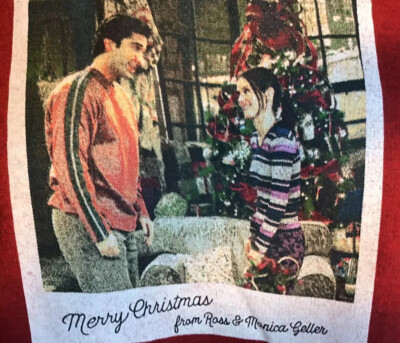 FRIENDS TV CHRISTMAS Monica Ross Gallagher Red