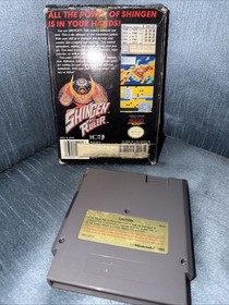 Shingen the Ruler Nintendo NES Cartridge and Box 