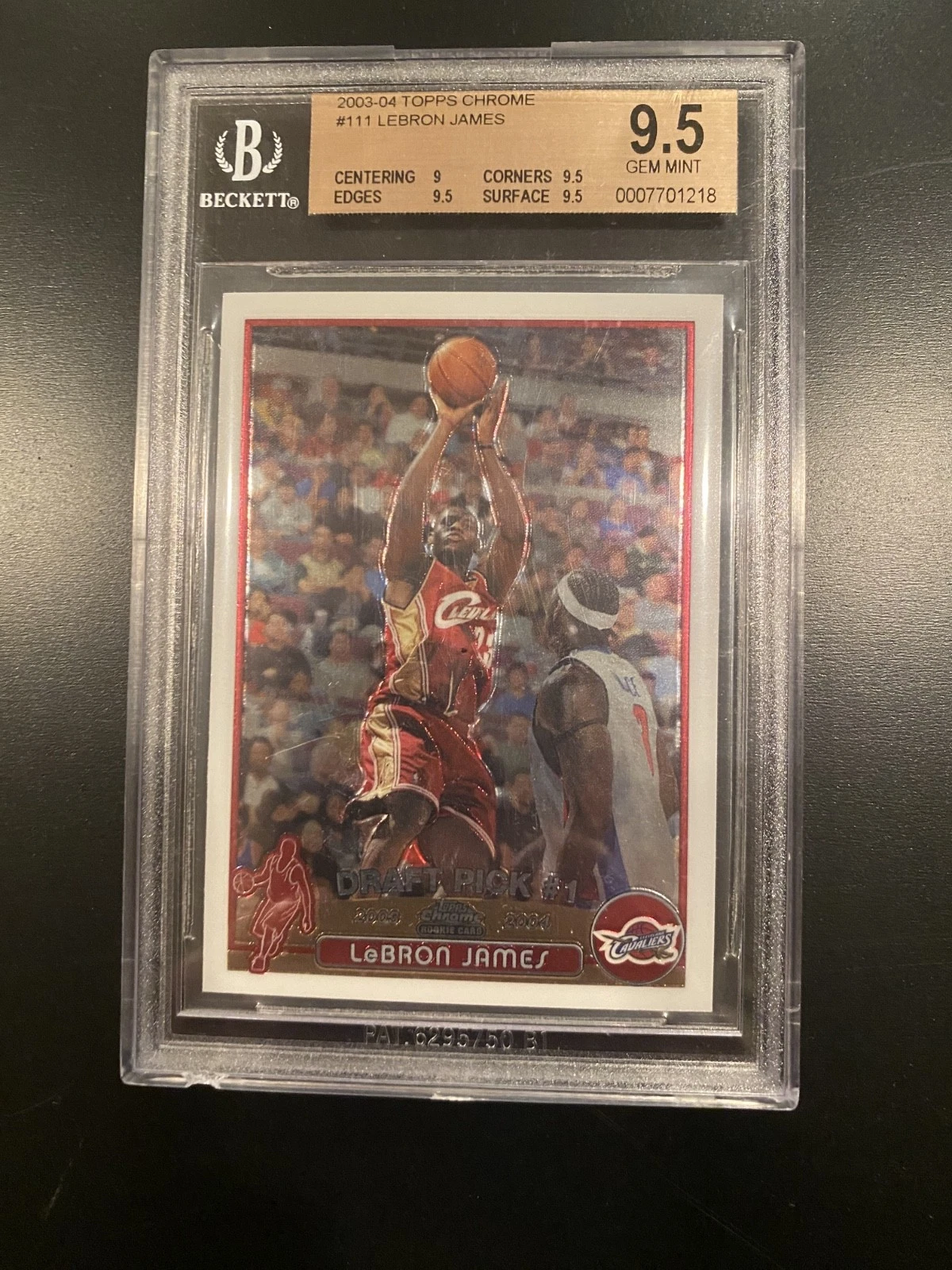 2003 Topps Chrome LeBron James Base #111 BGS 9.5 | Card Ladder