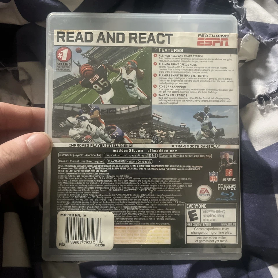 Madden 08 PS3 银色 — 第 2/2 张图片