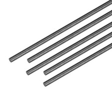 1.5mm Carbon Fiber Rod For RC Airplane Matte Pole US, 400mm 15.7 inch, 5pcs