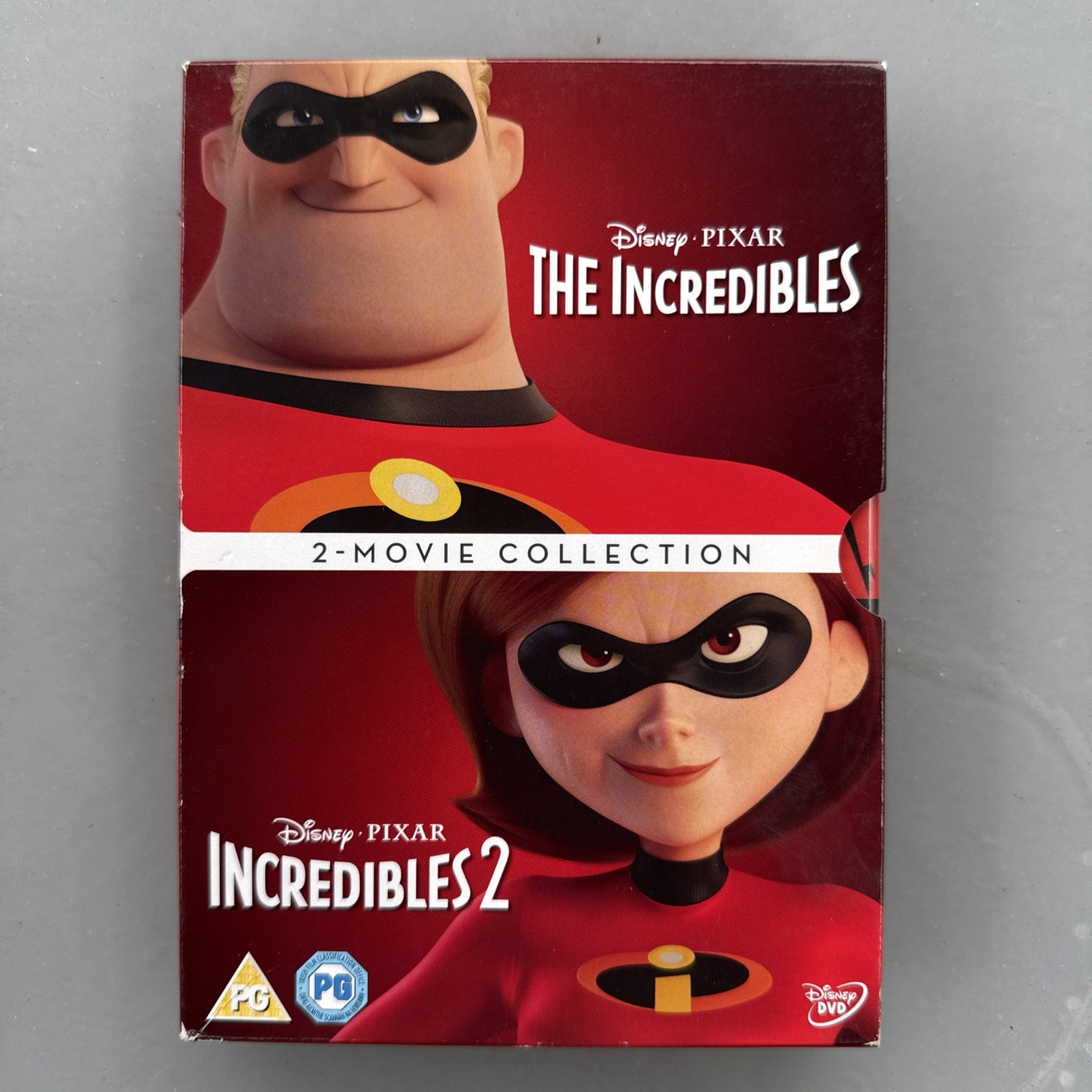 Incredibles: 2-movie Collection DVD (2018) Brad Bird cert PG 3 discs Great Value