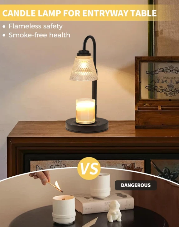 Lámpara calculadora de velas con temporizador y regulador, decoración para hogar Foto 2 de 4