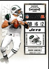 Mark Sanchez 2010 Playoff Contenders New York Jets #067