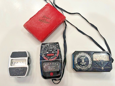 Weston Model 819, GE DW-48, Bower-MiniRex II Photo Light Meters