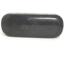 Gucci Black Hard Clamshell Sunglasses Eyeglasses Case with Cleaning Cloth 2