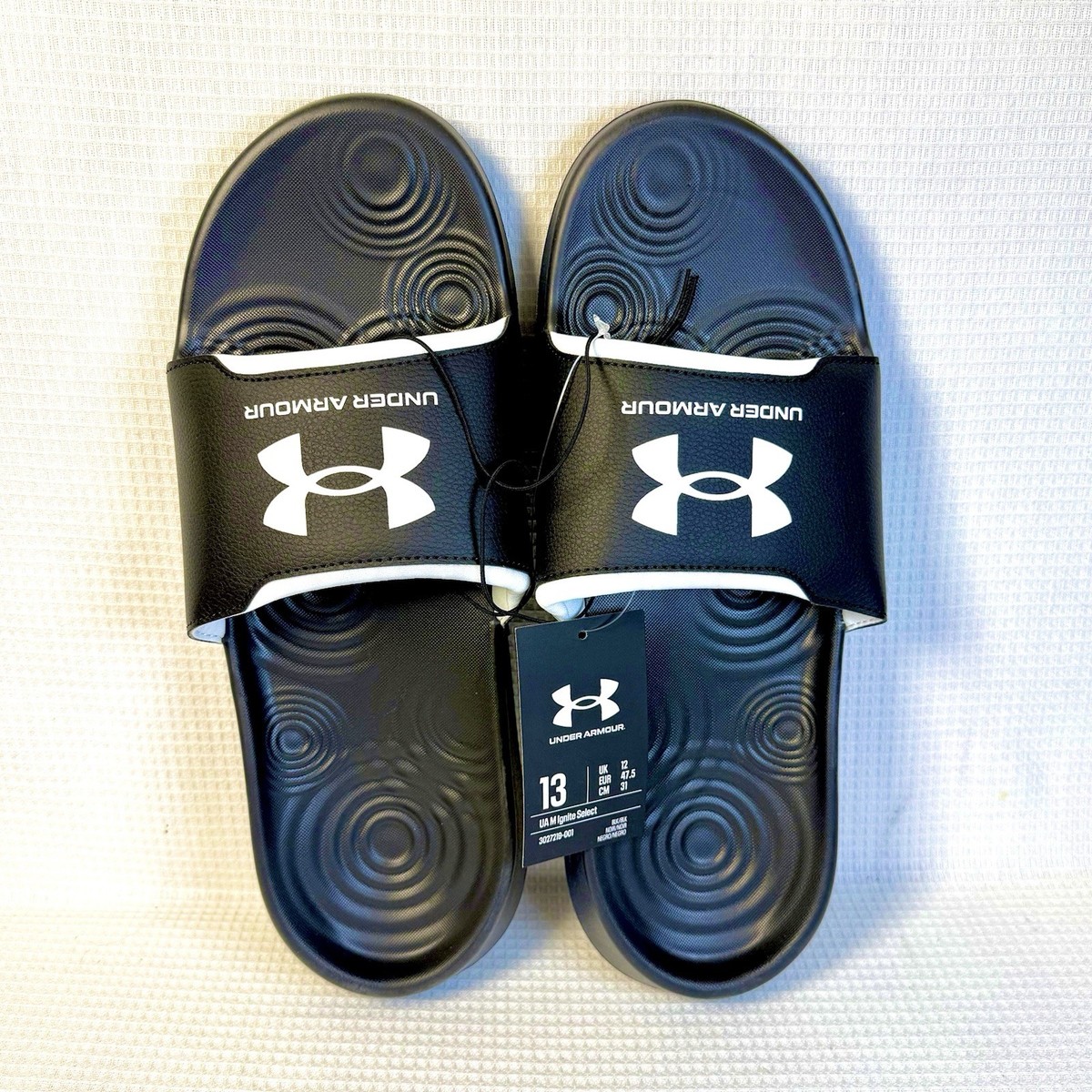 Ignite Slides Under Armour Men's Slides Size 13 Buy Under Armour Ignite VI Logo Print Slides Online