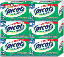 Sal De Uvas Picot, Effervescent Powder Solution, Antacid, 0.17 Oz, 6-Pack of 12