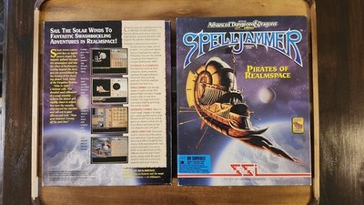 SSI AD&D Spelljammer: Pirates of Realmspace PC 1992 RPG w/ Manual