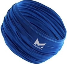 Blue Mission Cooling Neck Gaiter 12 Ways To Wears Face Mask UPF 50 Cool When Wet