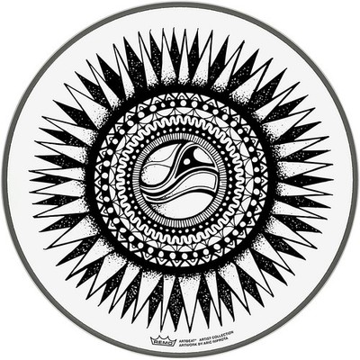 Remo ArtBEAT Aric Improta New Sun Artist Collection Drum Head, 10''