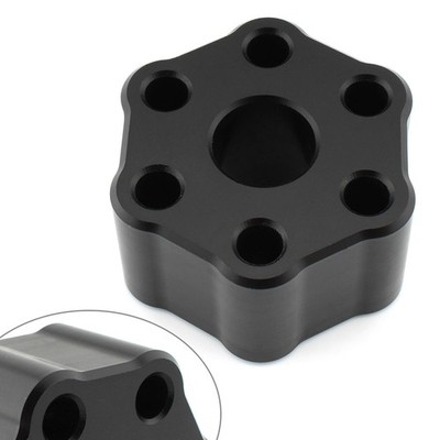 Black Solid Supercharger Coupler Isolator For Jaguar Land Rover 3.0L 2013-17