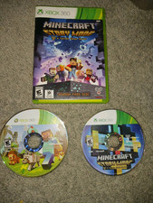 Xbox 360 Minecraft Lot of 2 Minecraft Edition Story Mode And Original Minecraft