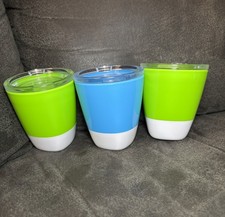 Munchkin Splash Set Of 3 Toddler Cups With Training Lid 7oz
