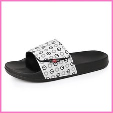 Summer Men's Luxury Slippers Hard-Wearing Rubber Slides in Large Sizes 47 48 for