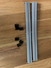 Scalextric 2 Pieces Fence Barrier. 1 x L8713. 1 X L7990.