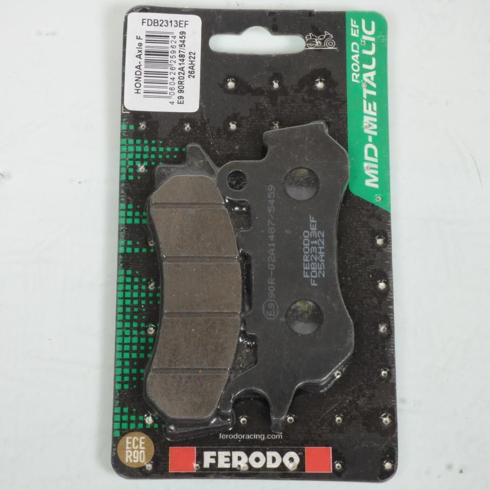 Plaquette de frein avant Ferodo JC74A anti-bruit à haute friction FDB2313EF