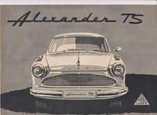 Lloyd Alexander TS  1959 Prospekt / Brochure Faltprospekt  Original