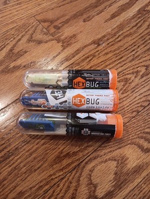 Three Hexbug Nano Bugs In Hexbug Packaging