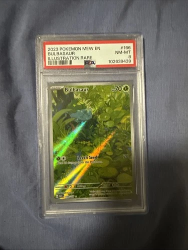 Pokémon TCG Bulbasaur Scarlet & Violet-151 166/165 Holo Illustration Rare