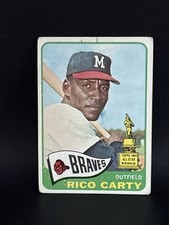 1965 Topps Rico Carty #305 Milwaukee Braves - Rookie Card (RC) - All-Star Rookie. rookie card picture