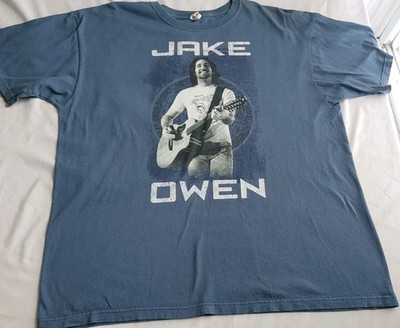 Jake Owen 2013 Tour T-Shirt Blue Size XL Double Sided