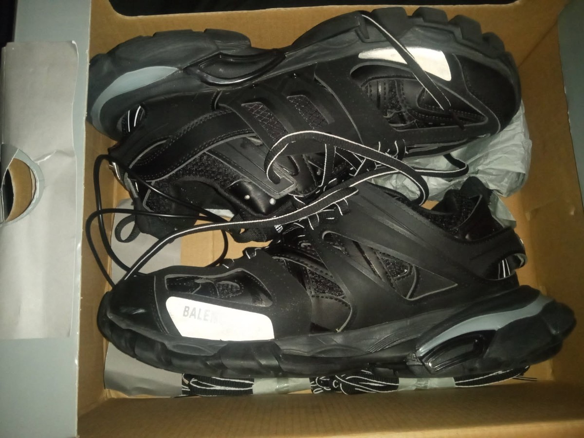 靴 BALENCIAGA TRACK LED black 4 2 Balenciaga LED Track Shoes | eBay