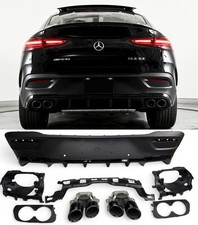? SPORT DIFFUSOR + AUSPUFFBLENDEN FÜR MERCEDES GLE C167 COUPE 53 AMG OPTIK BLACK ? SPORT DIFFUSOR + AUSPUFFBLENDEN FÜR MERCEDES GLE C167 COUPE 53 AMG OPTIK BLACK