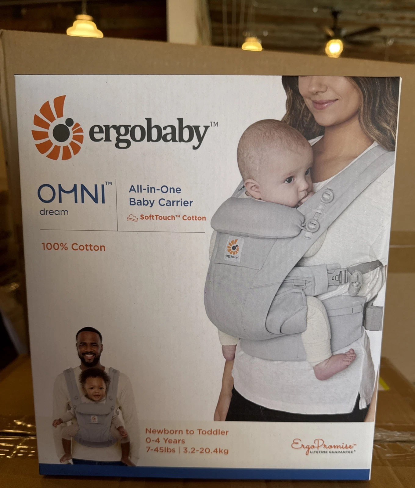 Ergobaby Omni Dream All Carry Positions Soft Touch Cotton Baby Carrier