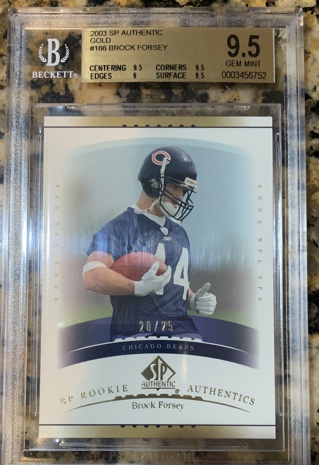 Brock Forsey SP Authentic #166 Base