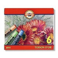 8593539040972 Pastele Suche 6KoloróW Toison D Or KOH-I-NOOR 8511 KOH-I-NOOR