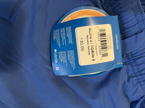 NWT Columbia Women's Ladies Backcast Water Short Light Blue Shorts Size XL - Picture 6 of 7