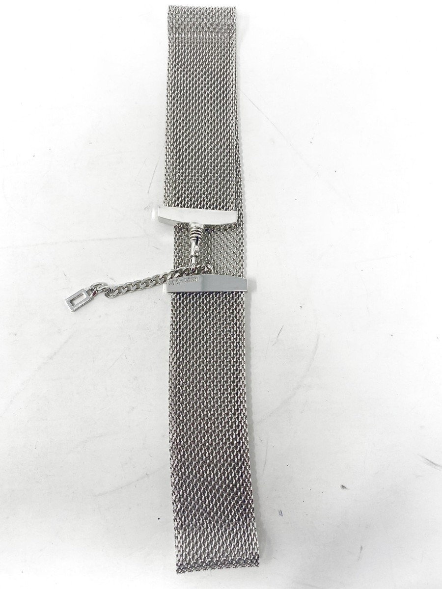 St. John Silver Meta Mesh Chain Mail Belt | eBay
