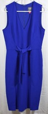 Vince Camuto Scuba Crepe Sheath Dress Blue Size 8