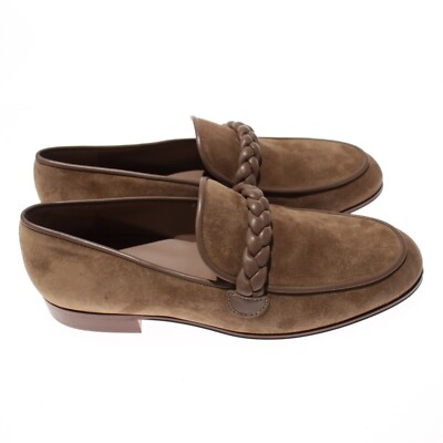 Gianvito Rossi NWB Massimo Suede Slip On Loafers Size 43 US  display picture 2