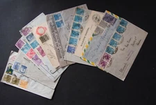 Interessantes Lot Belege (10 Belege) Brasilien - b6609