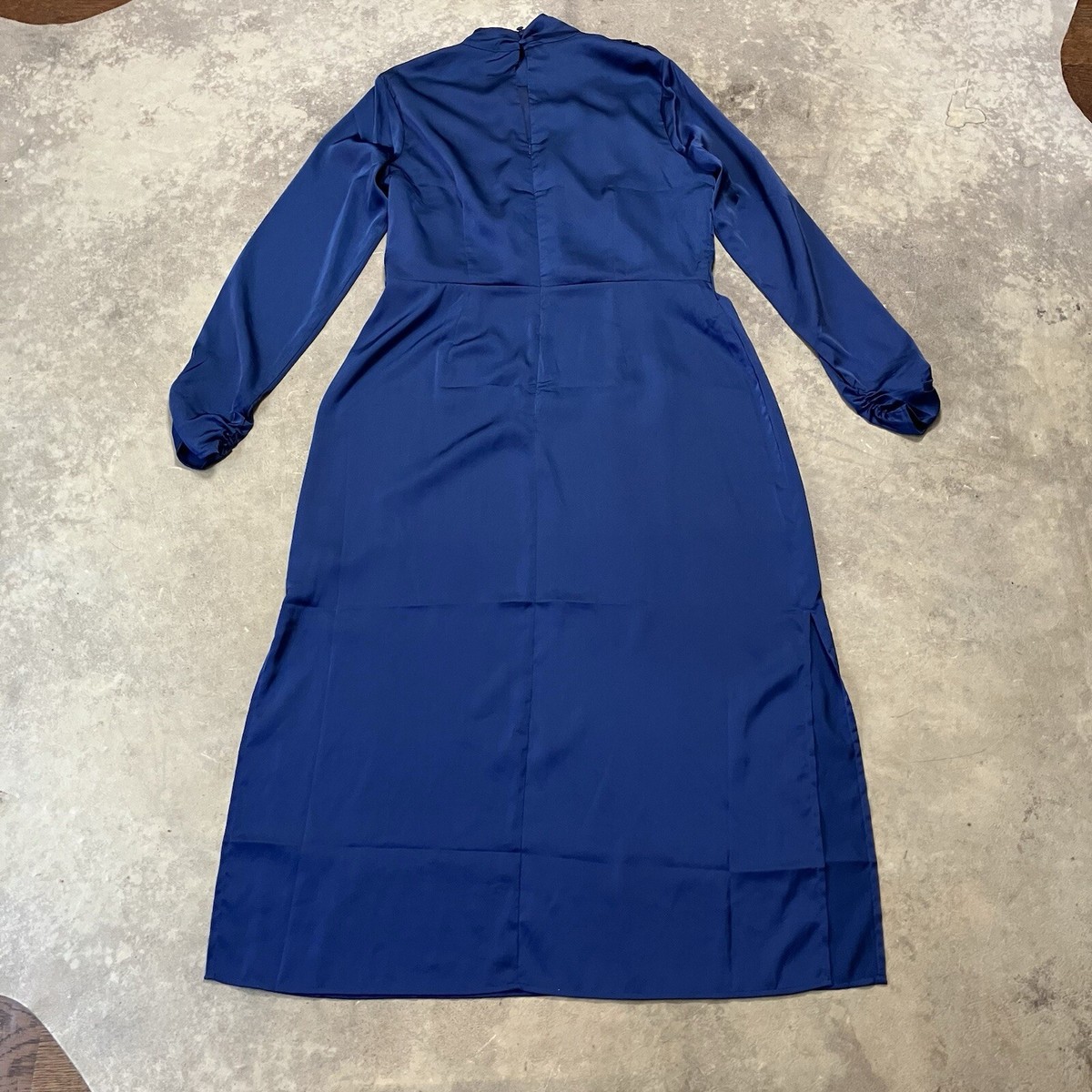 Alexia Admor::ワンピース:L[RESALE] Alexia Admor Dress Womens 14 Blue Long Side Slits Cocktail