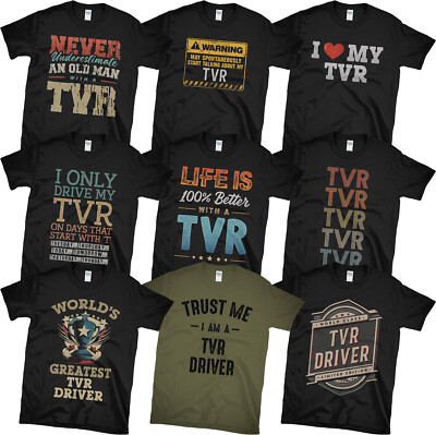TVR FAHRER T-SHIRTS. WÄHLEN SIE AUS UNSEREN TOLLEN & LUSTIGEN DESIGNS. PERFEKTE GESCHENKIDEE